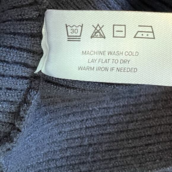 Modern Citizen Womens Lou Ribbed Mock Neck Sweater Size S Gray Capsule Lagom - Picture 6 of 6